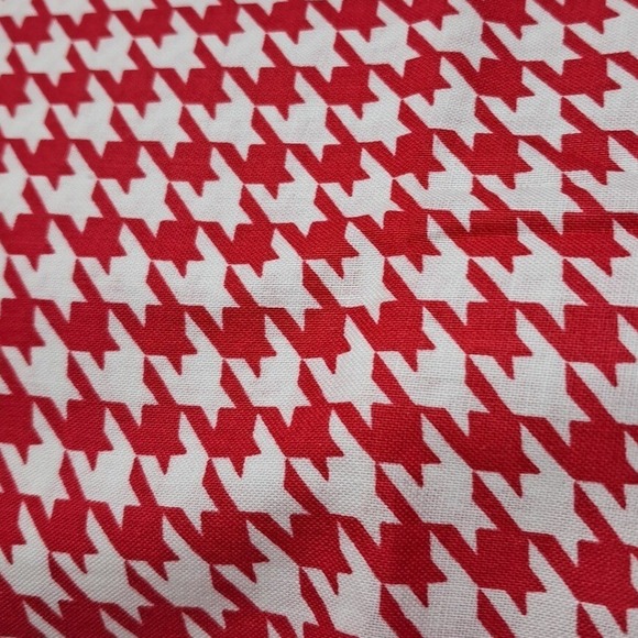 Other - Red Houndstooth Fabric RTC Fabrics 1 1/2 Yard x 44" Sewing Quilting